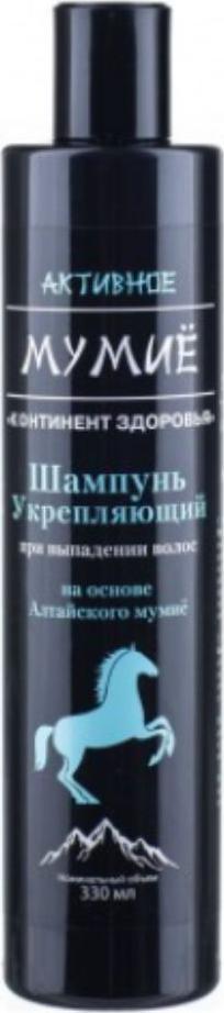 Kontynent Zdrowia Szampon wzmacniający przeciw wypadaniu włosów Aktywne Mumio 330ml KONTINENT ZDROWIA 1