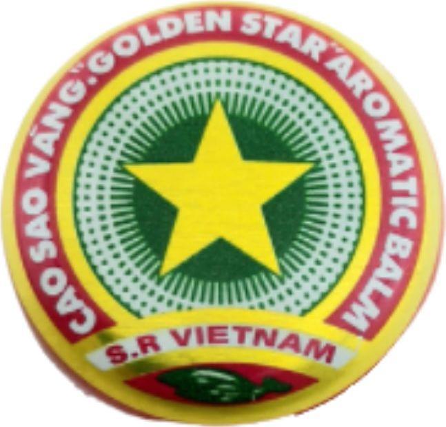 Maść Tygrysia Kocia Gwiazda rozgrzewająca Golden Star Balm 4g S.R VIETNAM 1