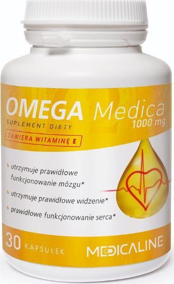 MEDICALINE Omega Medica 1000mg 30 kapsułek MEDICALINE 1