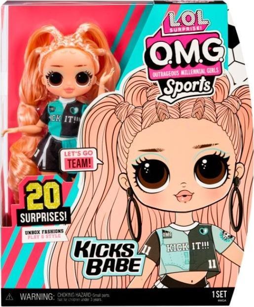 MGA LOL Surprise! OMG Sport lalka Kicks Babe 484655 1
