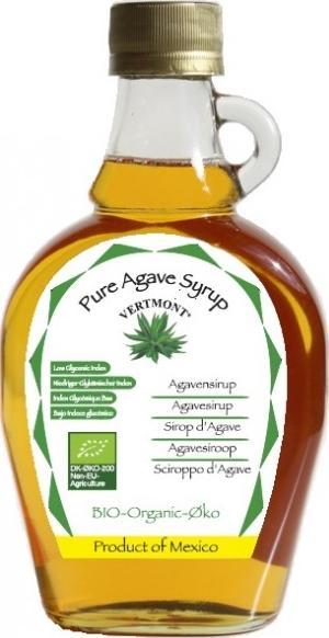 Marmite Oryginalny Meksykański Syrop z Agawy BIO "100% Pure Agave Syrup" 320g Vertmont 1