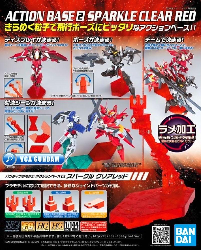 Figurka ACTION BASE 2 SPARKLE CLEAR RED BL 1