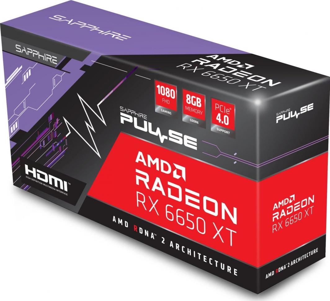 Sapphire Radeon RX 6650 XT 8GB【値下げ】 Sapphire Radeon RX 6650 XT Pulse Gaming OC 8GB GDDR6 (11319