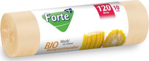 Forte+ Worki na śmieci biokompostowalne 120L 1