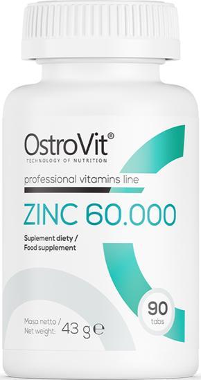 OstroVit OstroVit Cynk 60.000 90 tabletek one size 1