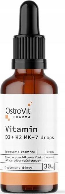 OstroVit OstroVit Pharma Witamina D3+K2 MK-7 krople 30 ml one size 1