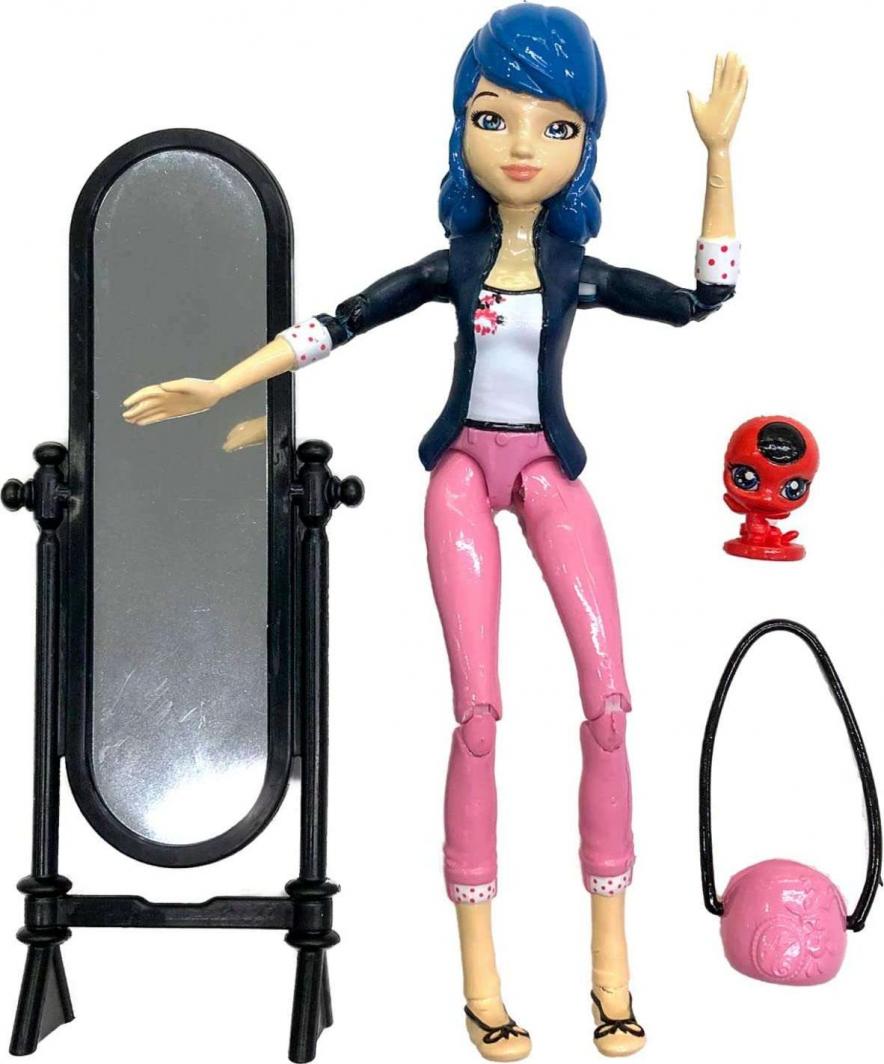 Playmates Toys Miraculous Biedronka Figurki Marinette + Czarny Kot i akcesoria 1