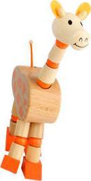 Figurka Small Foot Small Foot Drewniana figurka pomarańczowa Żyrafa 13 cm 1