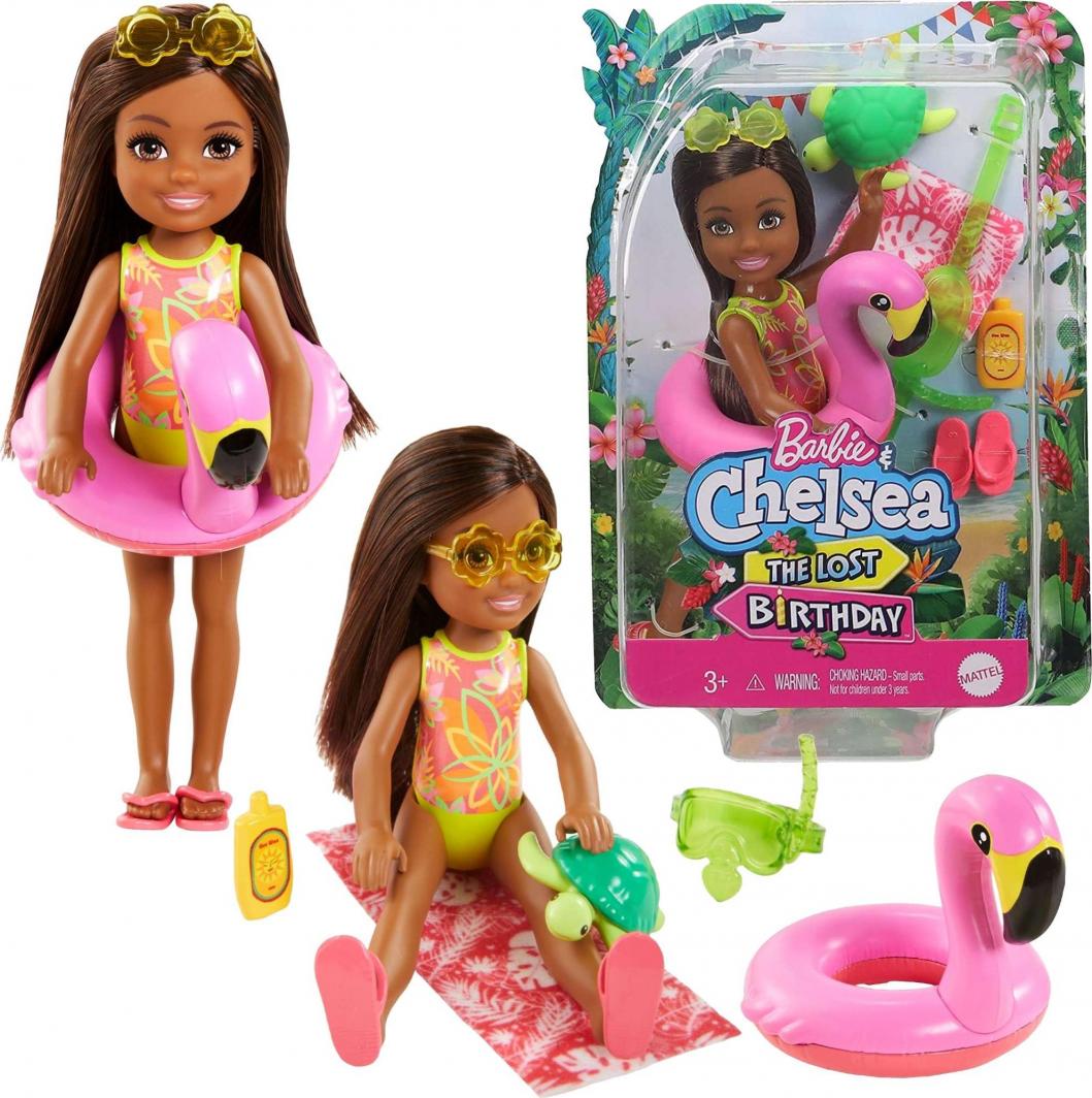 Lalka Barbie Barbie Barbie Chelsea The Lost Birthday Wakacyjna lalka z akcesoriami 1