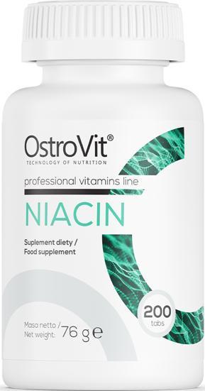 OstroVit OstroVit Niacyna witamina B3 200 tabletek wsparcie układu nerwowego 1