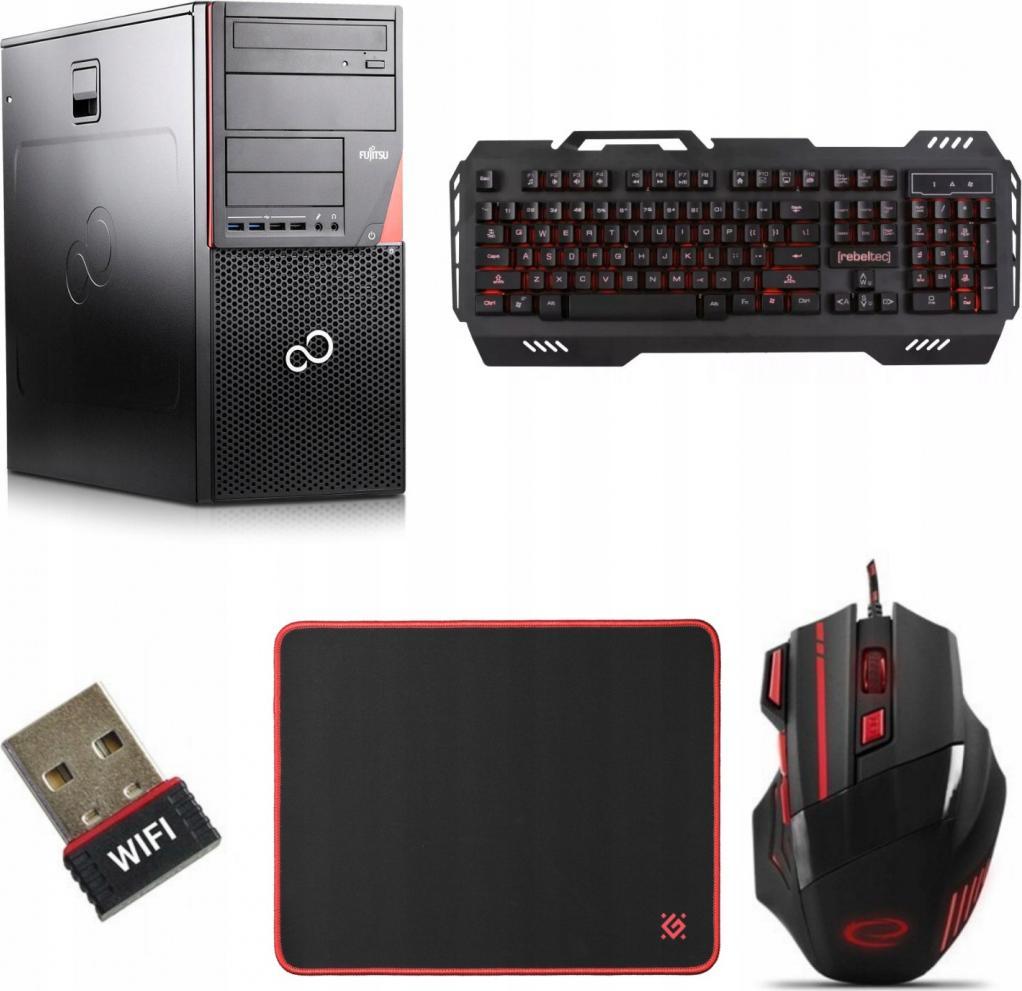 Komputer Fujitsu Gaming Esprimo P720 Tower Intel Core i7 GeForce GTX 1650 16GB DDR3 1512GB HDD + SSD Windows 10 Pro 1