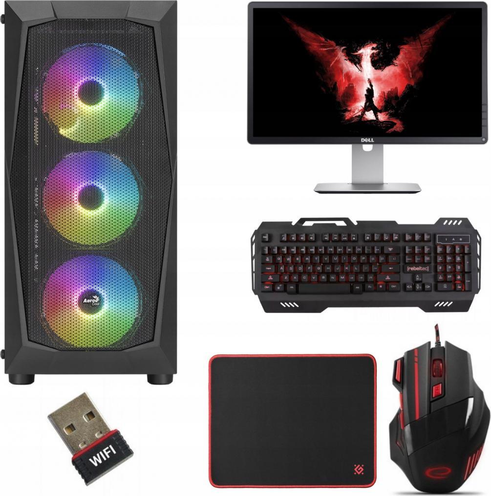 Komputer Aerocool Gaming Aerocool Cosmo Tower Intel Core i7 GeForce GTX 1050 Ti 16GB DDR3 512GB SSD Windows 10 Pro 1