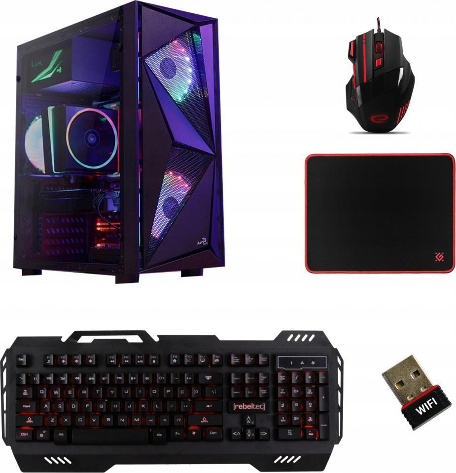 Komputer Aerocool Gaming Aerocool Cosmo Tower Intel Core i7 GeForce GTX 1650 16GB DDR3 1512GB HDD + SSD Windows 10 Pro 1
