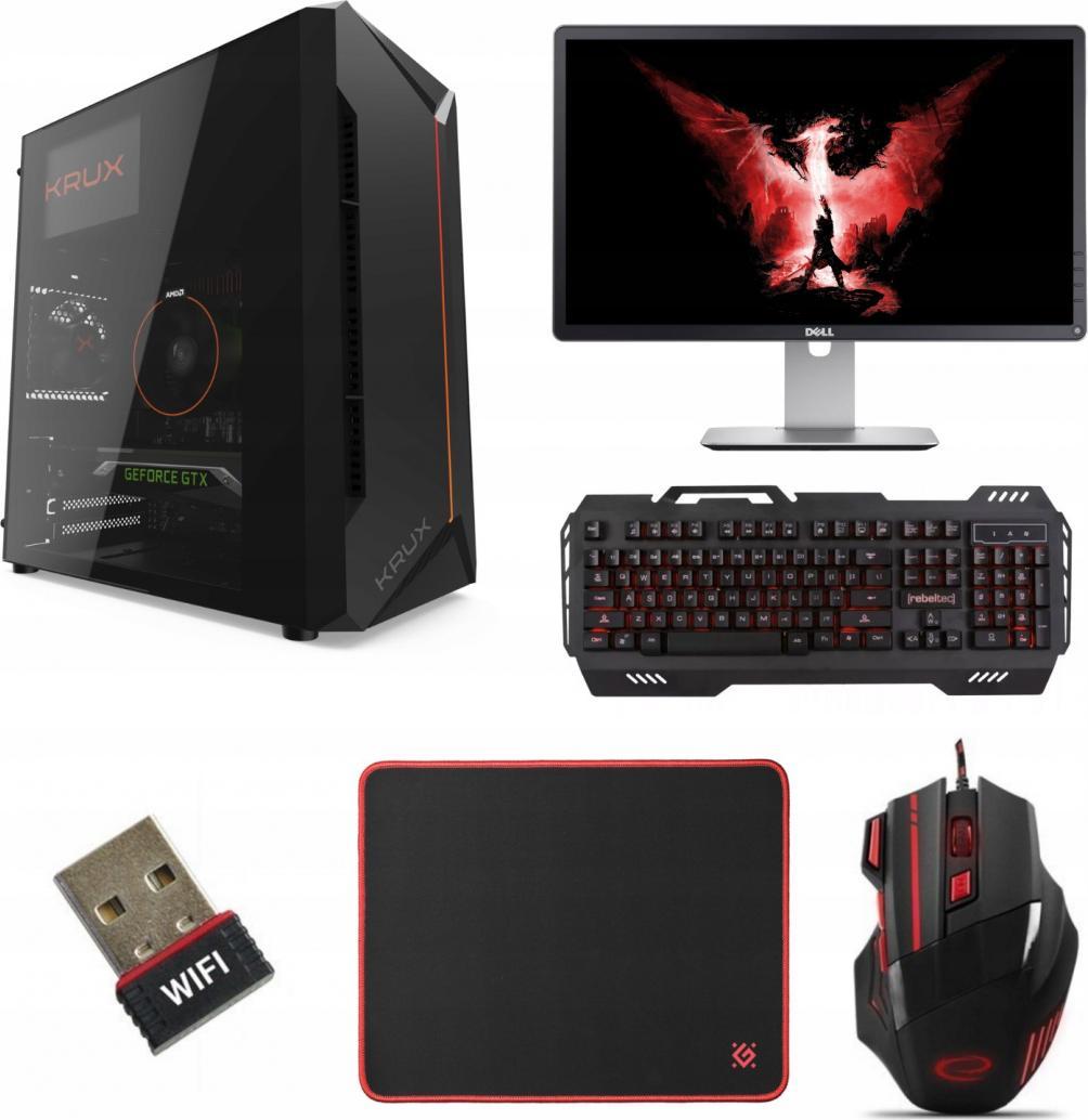 Komputer Logitech Gaming Krux Astro Tower Intel Core i5 GeForce GT 1030 16GB DDR3 512GB SSD Windows 10 Pro 1