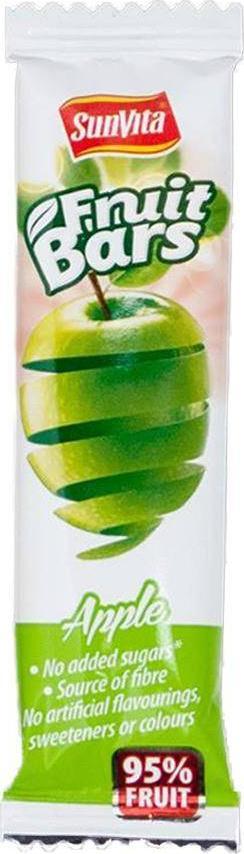 Sunvita Baton owocowy bez dodatku cukru - Jabłko Sunvita, 20g 1