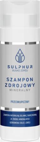 Sulphur Mineralny szampon zdrojowy przeciwłupieżowy 200g SULPHUR 1