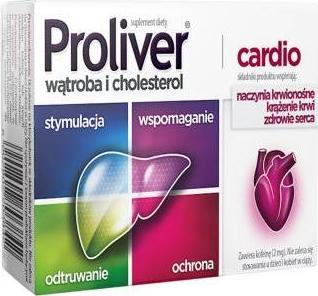 AFLOFARM FARMACJA POLSKA SP. Z O.O. Aflofarm Proliver Cardio, Regeneracja wątroby 30 tabletek 1