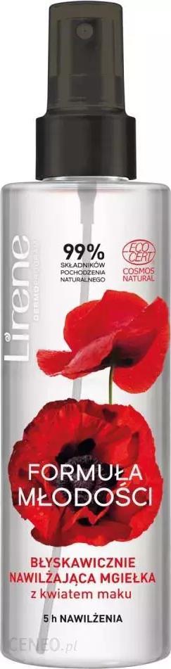 Lirene Lirene Formuła Młodości Błyskawicznie Nawilżająca Mgiełka Z Kwiatem Maku 100Ml 1