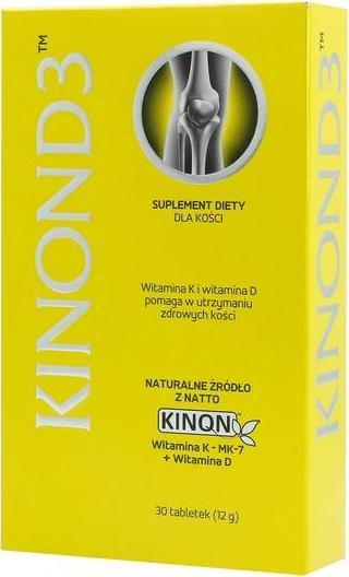 VALENTIS POLSKA SP. Z O.O. Valentis KINON D3, suplement diety 30 tabletek 1