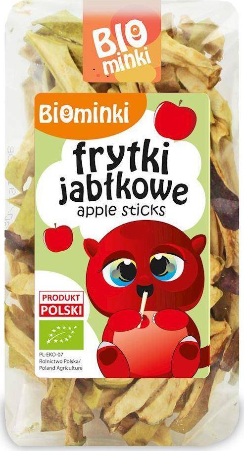 BIOMINKI (przekąski dla dzieci) FRYTKI JABŁKOWE BIO 50 g - BIOMINKI 1