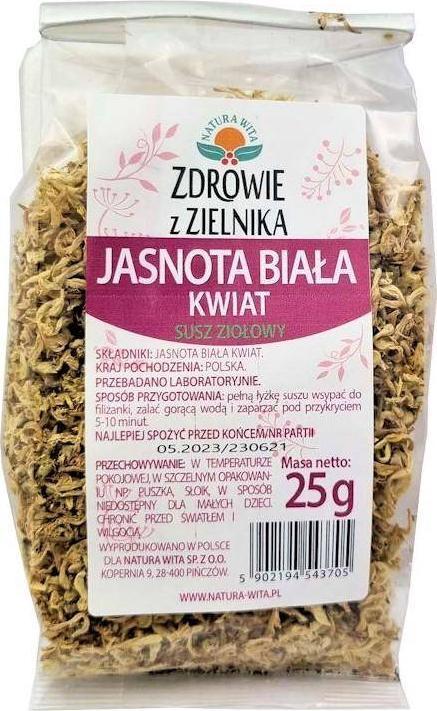 Natura Wita Natura Wita Jasnota Biała Kwiat 25 G 1