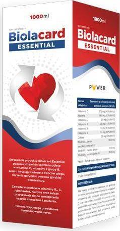PUWER POLSKA SP. Z O.O. Puwer BIOLACARD ESSENTIAL, płyn 1000 ml 1
