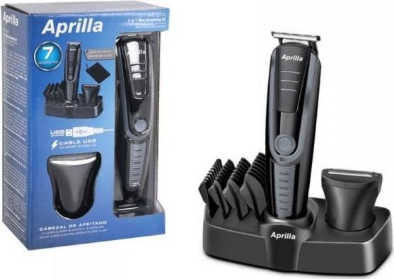 Trymer Aprilla Elektryczna Maszynka do Golenia Aprilla AHC-5018 USB Czarny 1