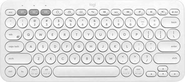 Klawiatura Logitech K380 Bezprzewodowa Biała US (920-009588) 1