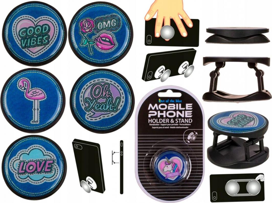 Anteake Popsocket Uchwyt Do Telefonu Na Palce Różne Wzory 1