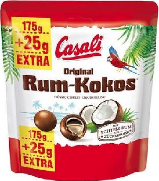 Josef Manner & Comp AG Casali Draże rum-kokos z płynnym nadzieniem 200g 1