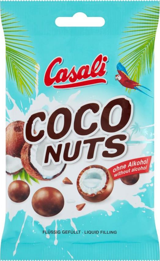 Josef Manner & Comp AG Casali Draże kokosowe z płynnym nadzieniem 100g 1