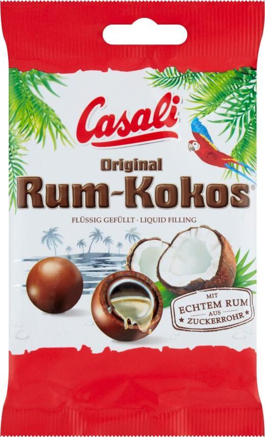 Josef Manner & Comp AG Casali Draże rum-kokos z płynnym nadzieniem 100g 1