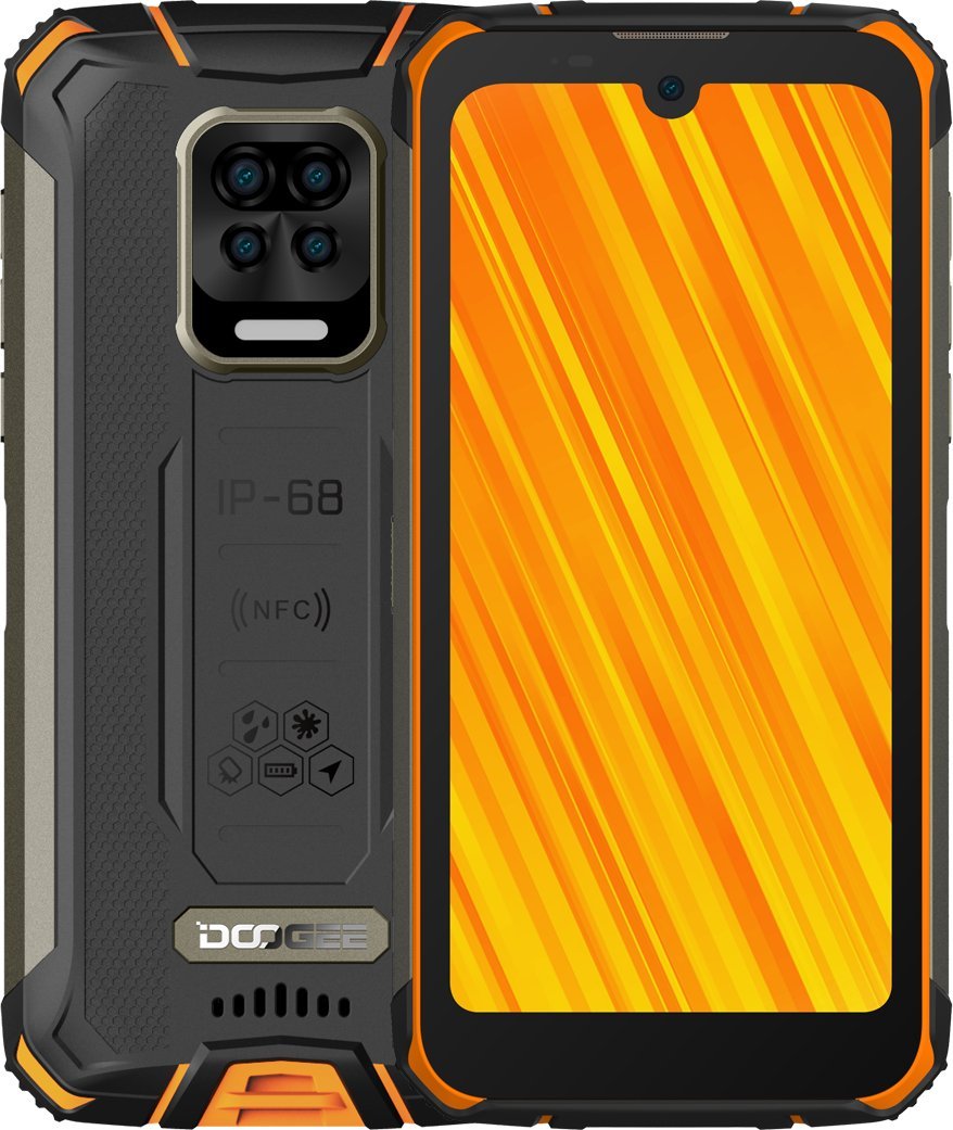 Smartfon DooGee S59 4/64GB Dual SIM Czarno-pomarańczowy 1