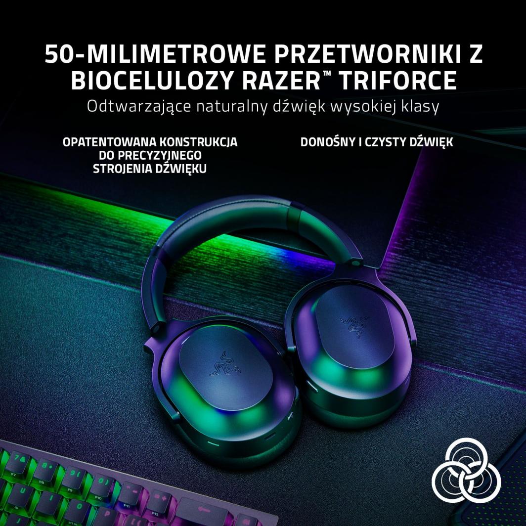 RAZER Barracuda Pro　RZ04-03780100-R3M1 Razer Barracuda Pro Czarne (RZ04-03780100-R3M1) - Słuchawki