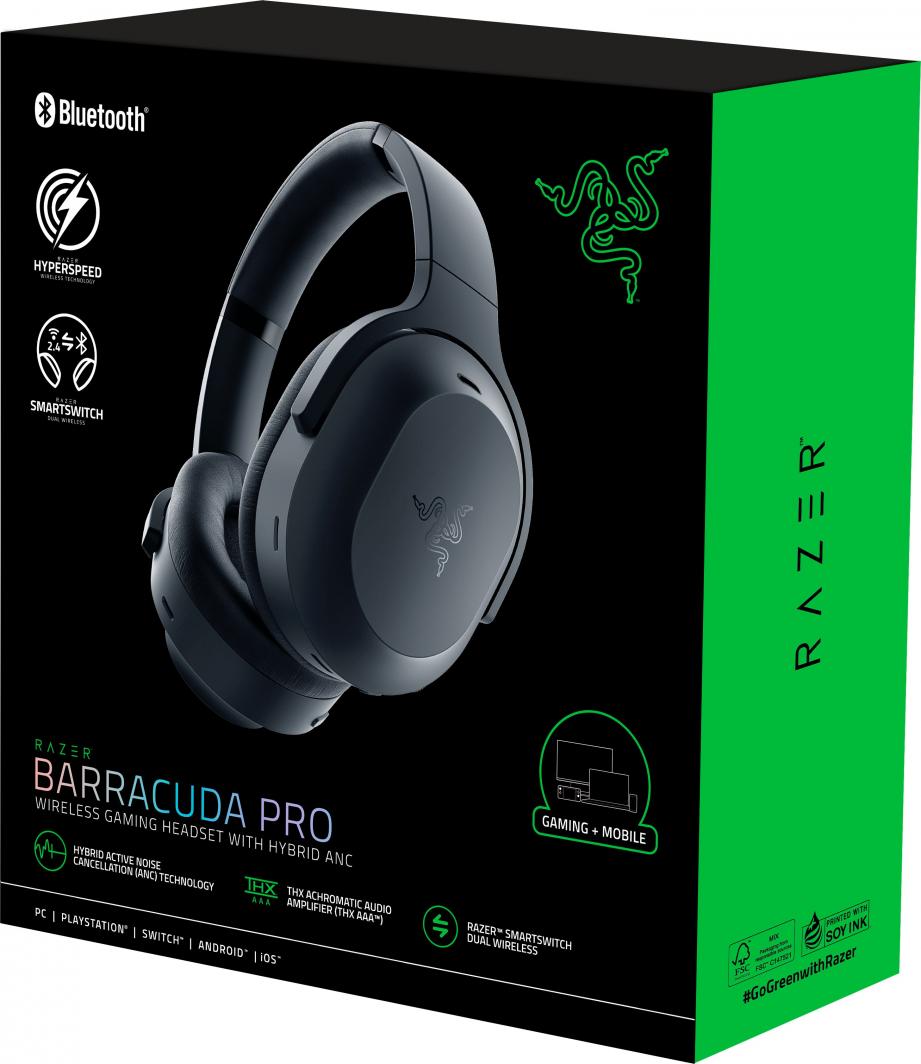 Razer Barracuda Pro Czarne (RZ04-03780100-R3M1) - Słuchawki