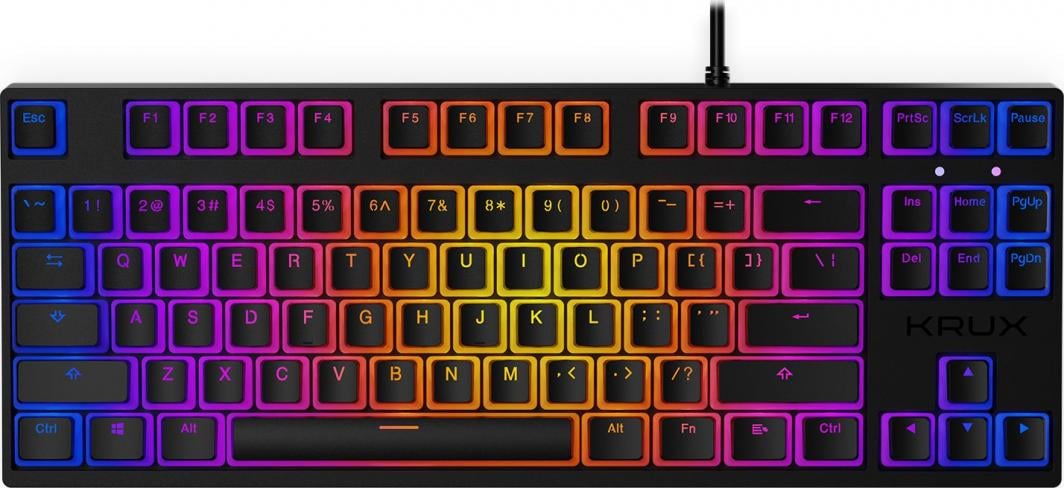 Krux Atax PRO RGB Pudding Outemu Black