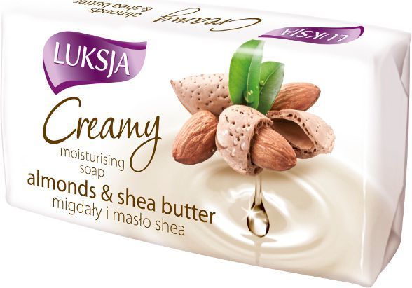 Luksja Mydło w kostce Creamy Almonds&Shea Butter 90g 1
