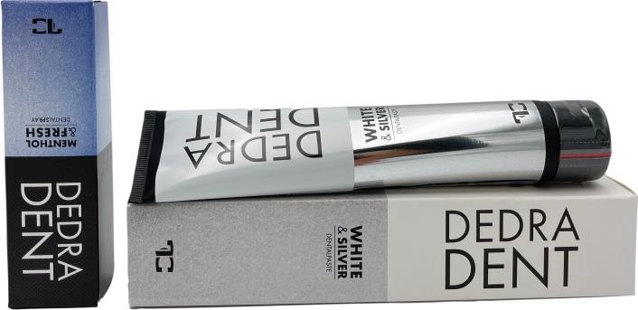 Dedra Dent Pasta do zębów Dedra Dent White&Silver 100ml 1