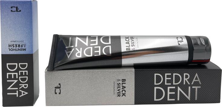 Dedra Dent Pasta do zębów Dedra Black&Silver 100ml 1