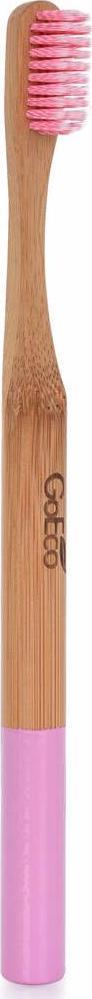 GoEco Bambusowa szczoteczka do zębów GoEco BAMBOO różowa 1