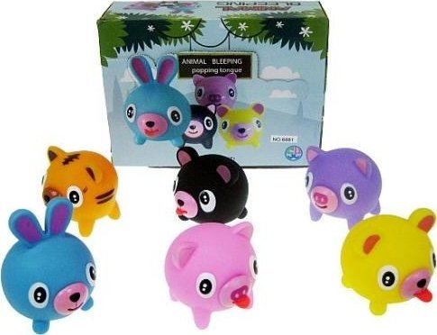 Figurka Hipo Zwierzaki z językiem 10cm mix p6 rodzajów 6881 cena za 1 sztukę 1