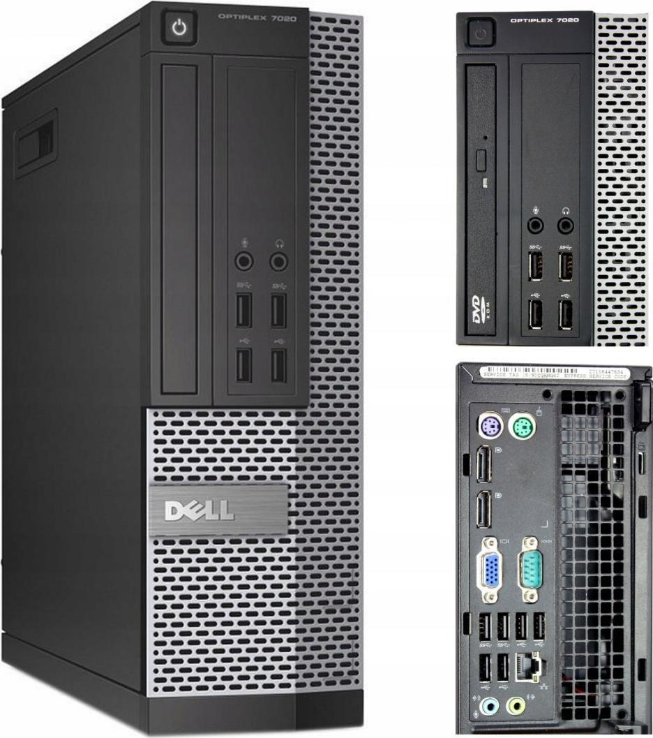 Komputer Dell Optiplex 7020 Desktop Intel Core i5 16GB DDR3 256GB SSD DVD Windows 10 Home 1