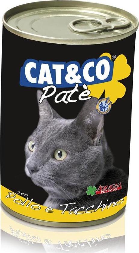Cat&Co Cat&Co Kawałki Z Kurczakiem I Indykiem 400G 1