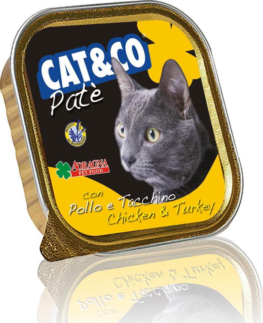 Cat&Co Cat&Co Pasztet Z Kurczakiem I Indykiem 100G 1