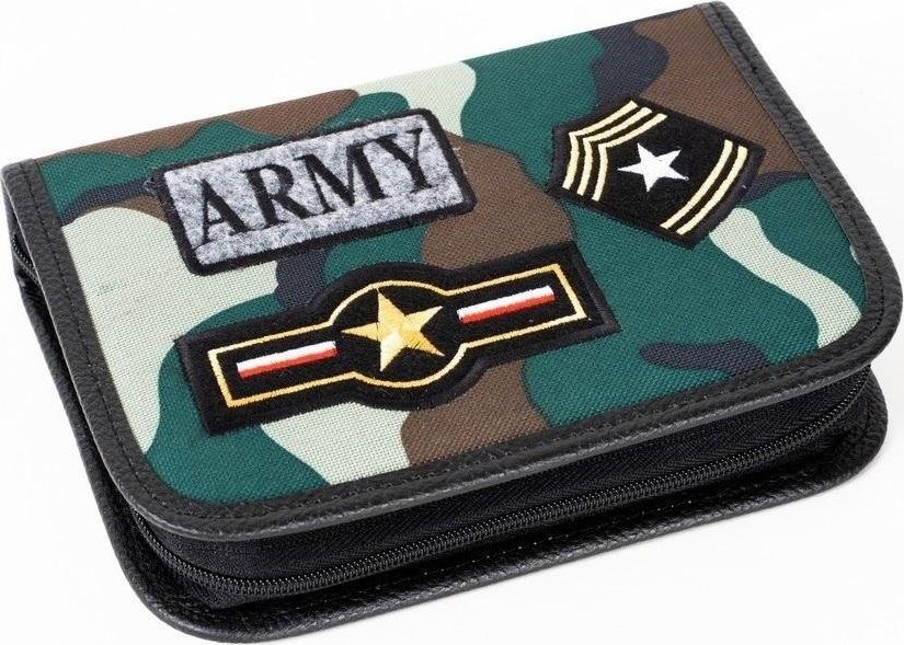 Piórnik FANDY Piórnik z 2 klapkami Camo 1