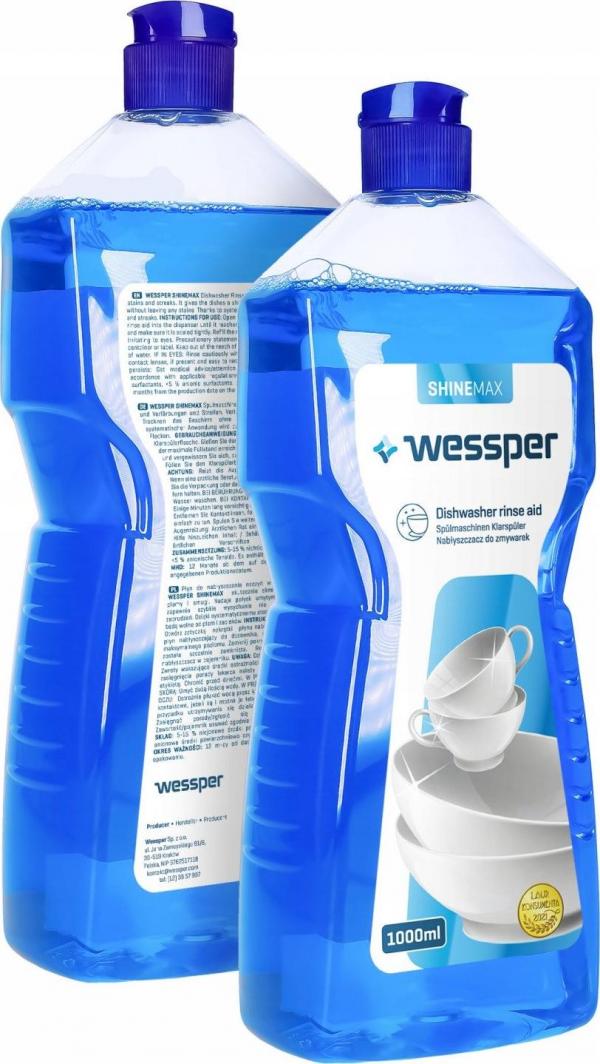 Wessper SHINEMAX NABŁYSZCZACZ DO ZMYWARKI PŁYN 1000ML 1