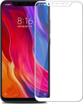 MOFI Szkło Hartowane Mofi Xiaomi MI 8 z ramką Białą 1