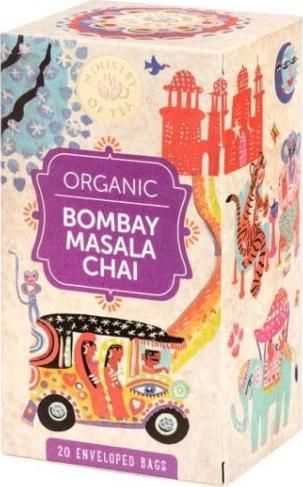 Ministry Of Tea HERBATA CZARNA CHAI (BOMBAY MASALA CHAI) BIO (20 x 1,75 g) 35 g - MINISTRY OF TEA 1