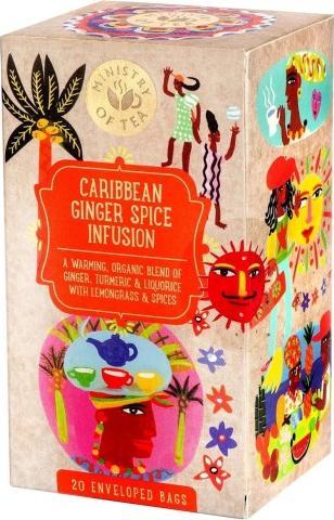 Ministry Of Tea HERBATKA IMBIROWA (CARIBBEAN GINGER SPICE INFUSION) BIO (20 x 1,8 g) 36 g - MINISTRY OF TEA 1