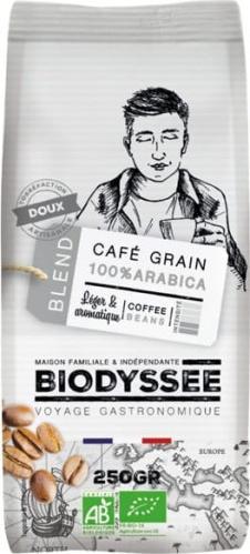 Kawa ziarnista Biodyssee Kawa 100% Arabica łagodna ziarnista 250g EKO Biodyssee 1